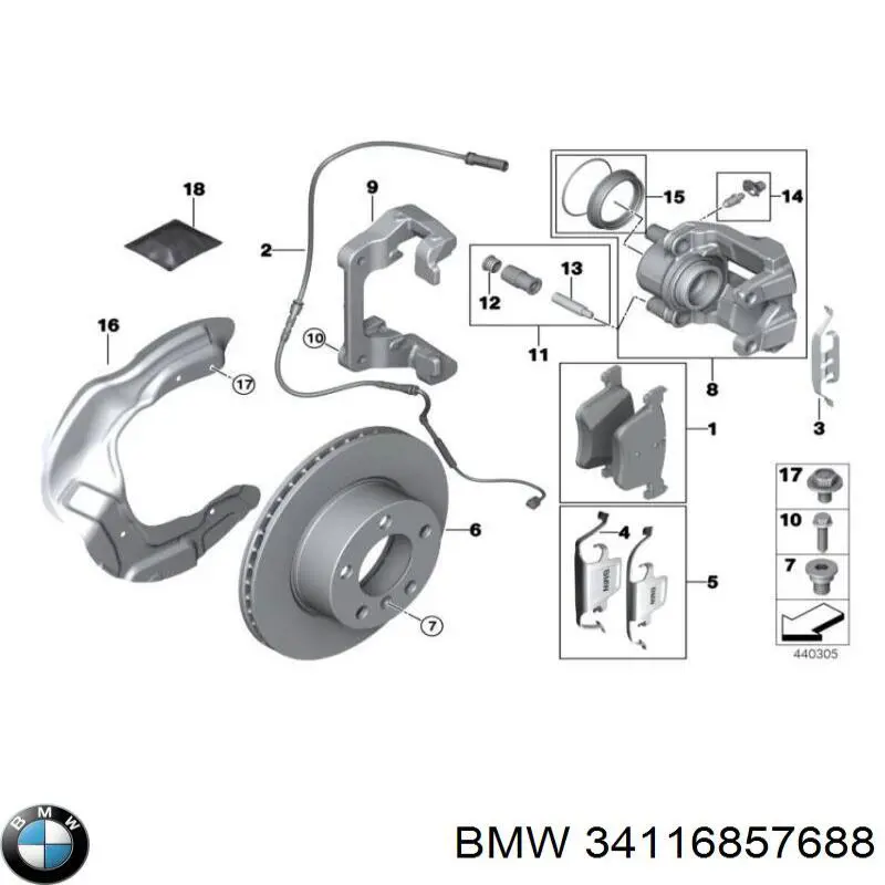 34116857688 BMW