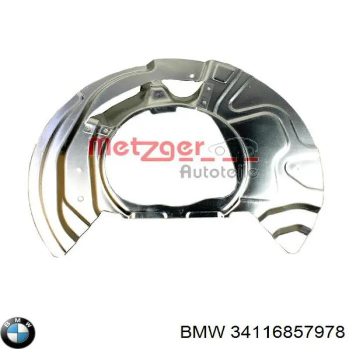 Protector de disco de freno delantero derecho BMW 34116857978 precio, desde 26,97 EUR