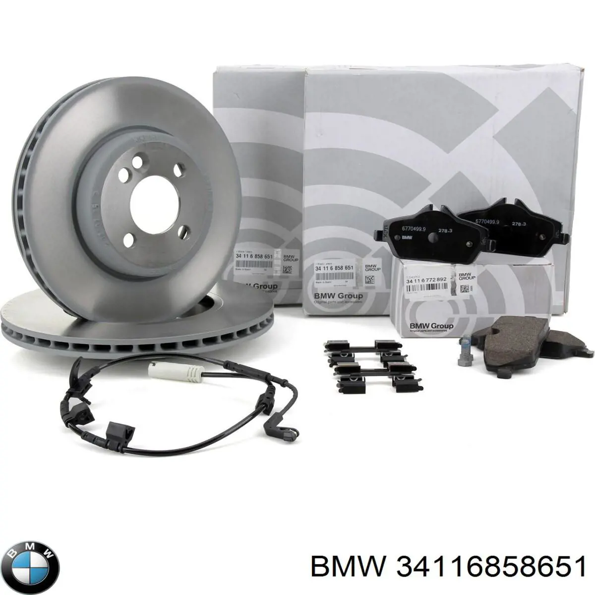 Frenos delanteros BMW 34116858651 precio, desde 35,82 EUR