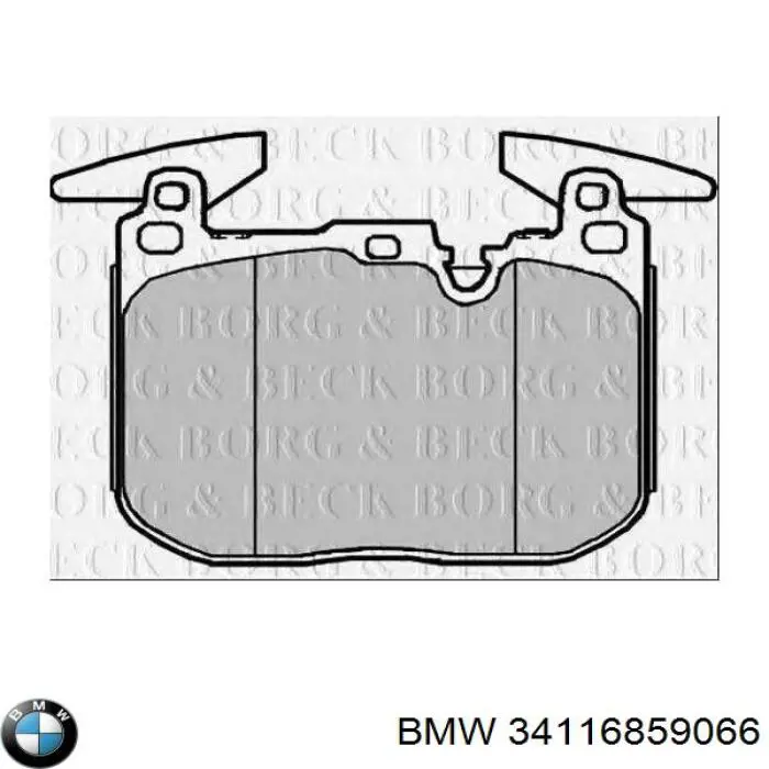 Comprar 34116859066 BMW Pastillas delanteras de freno