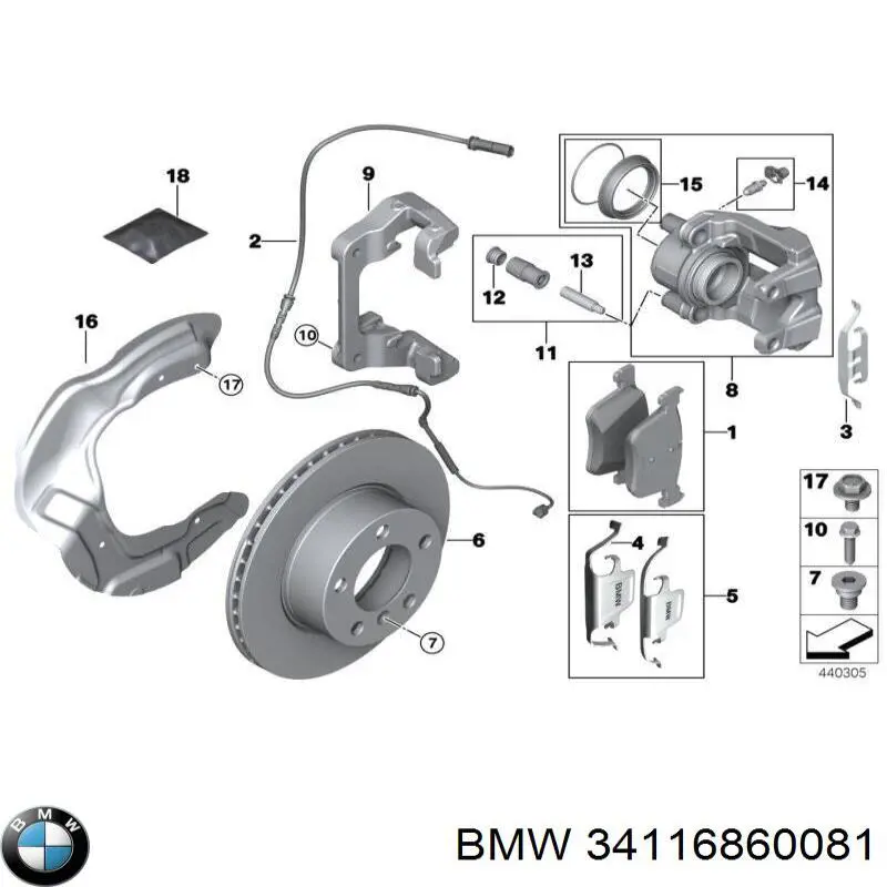 34116860081 BMW