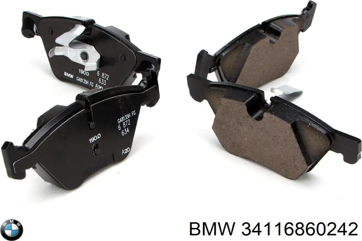 Pastillas de freno 34116860242 BMW