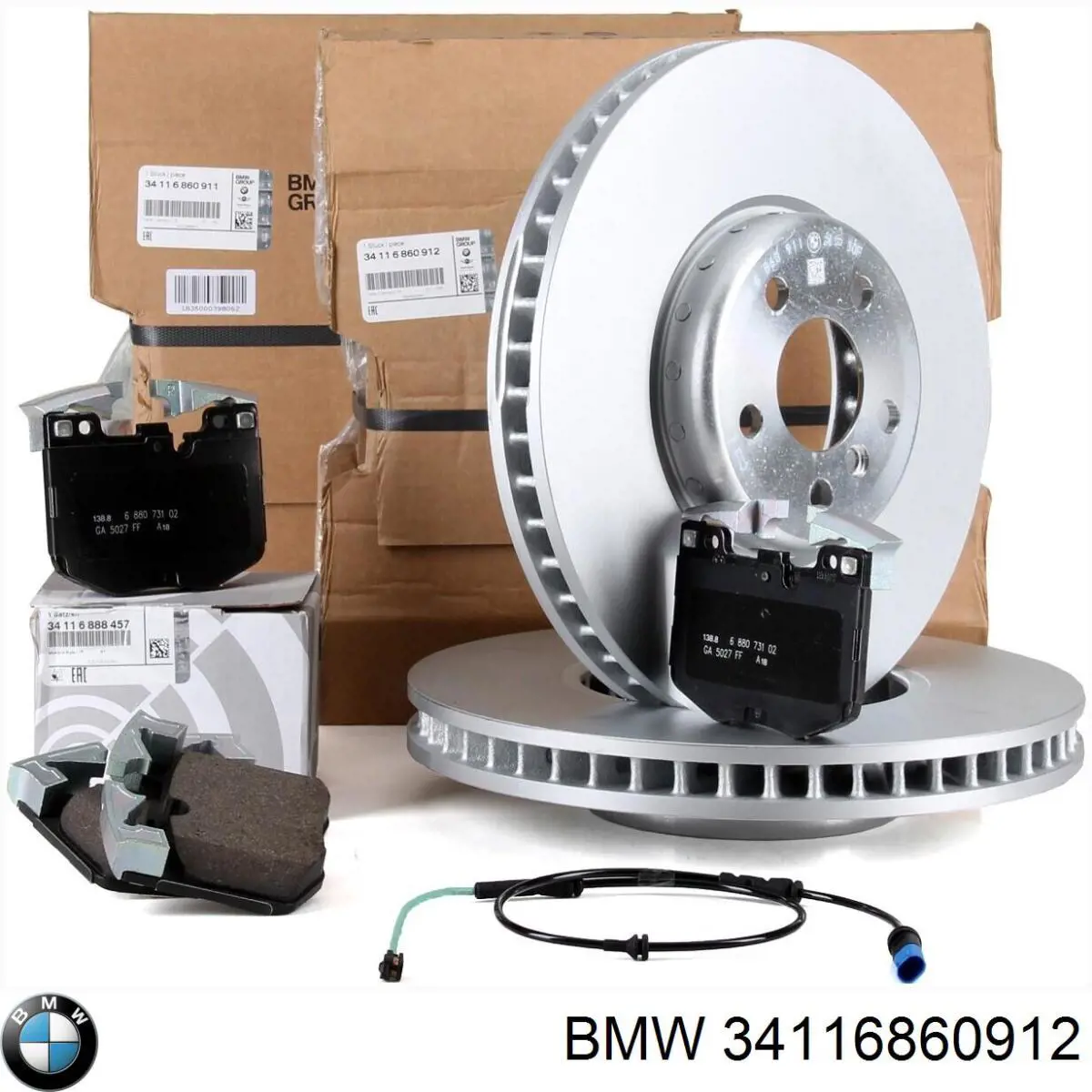 Comprar 34116860912 BMW Freno de disco delantero