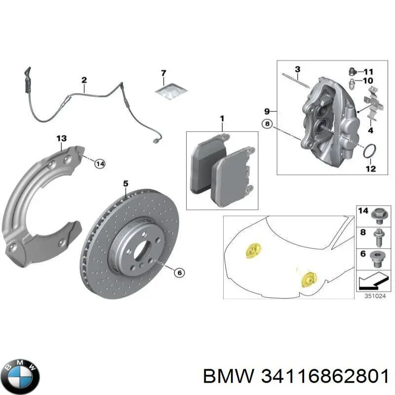 34116862801 BMW