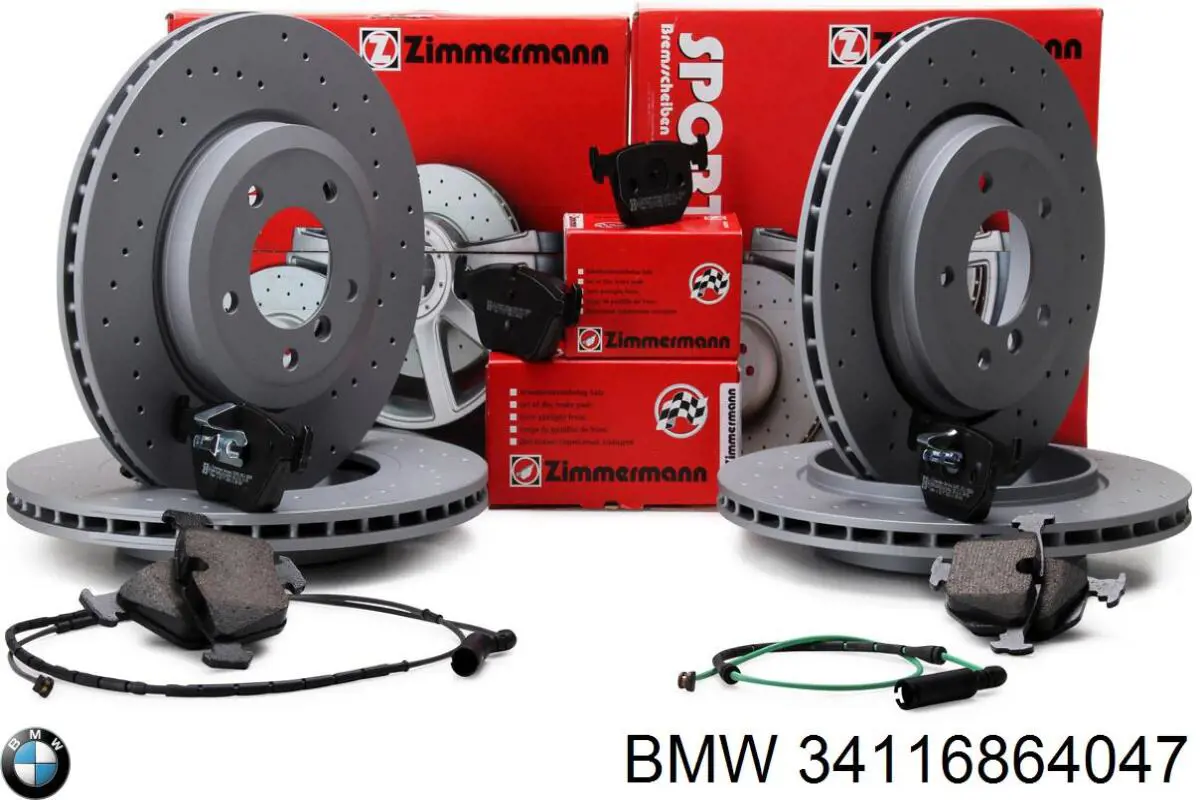 Disco de freno delantero BMW 34116864047