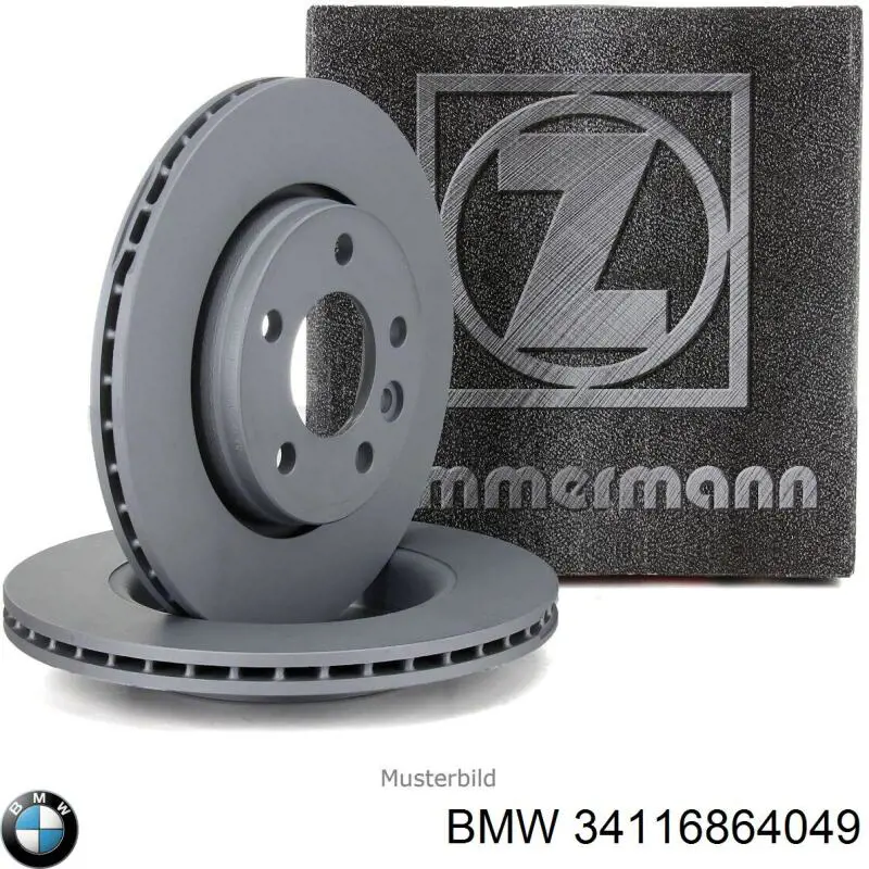 Comprar 34116864049 BMW Freno de disco delantero