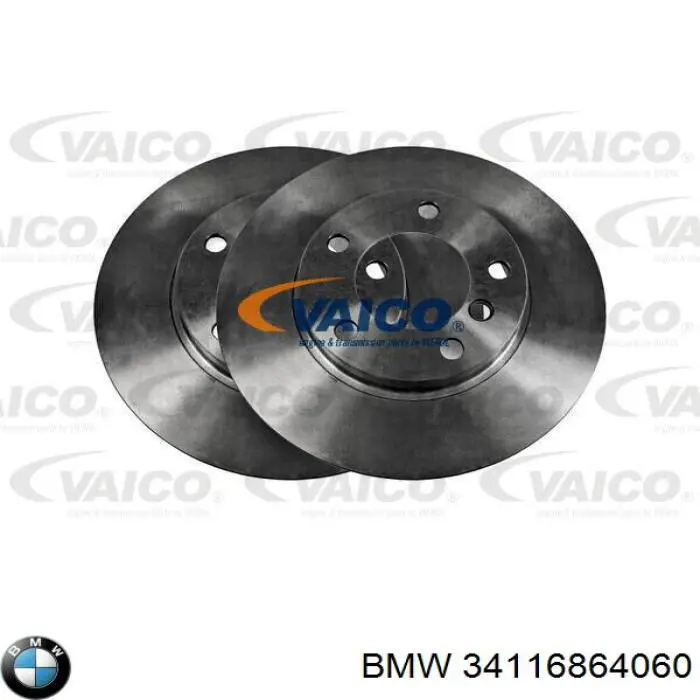 Disco de freno 34116864060 BMW