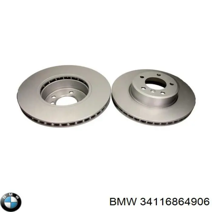 Disco de freno delantero BMW 34116864906