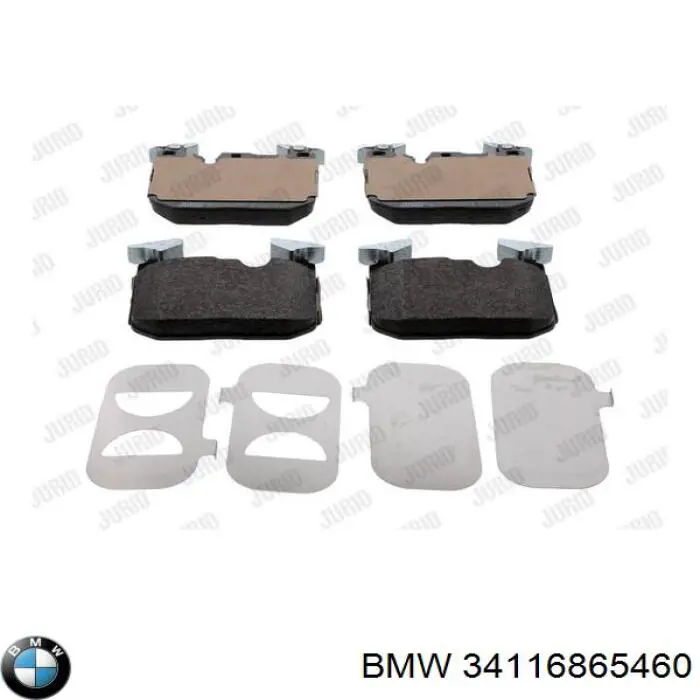 Pastillas freno delanteras BMW 34116865460 precio, desde 48,77 EUR