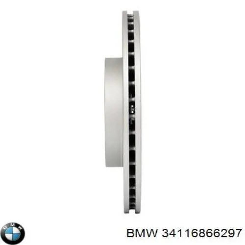Disco de freno delantero BMW 34116866297