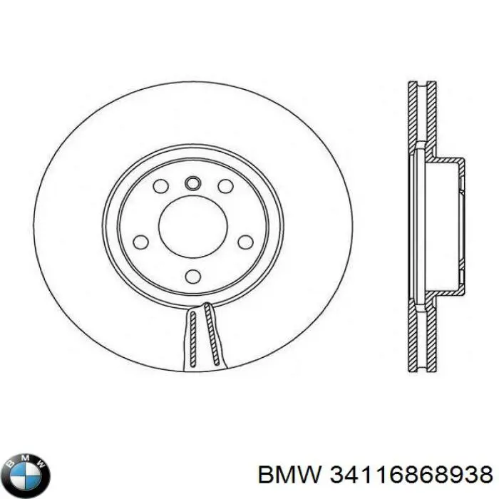 Frenos delanteros BMW 34116868938 precio, desde 62,69 EUR
