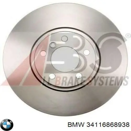 Disco de freno 34116868938 BMW