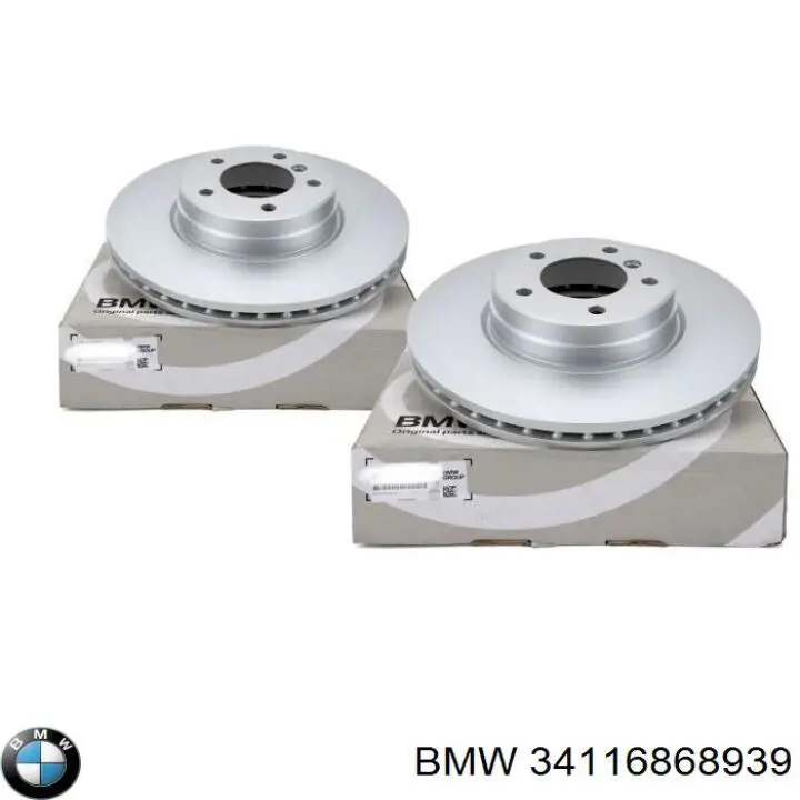 Disco de freno delantero BMW 34116868939