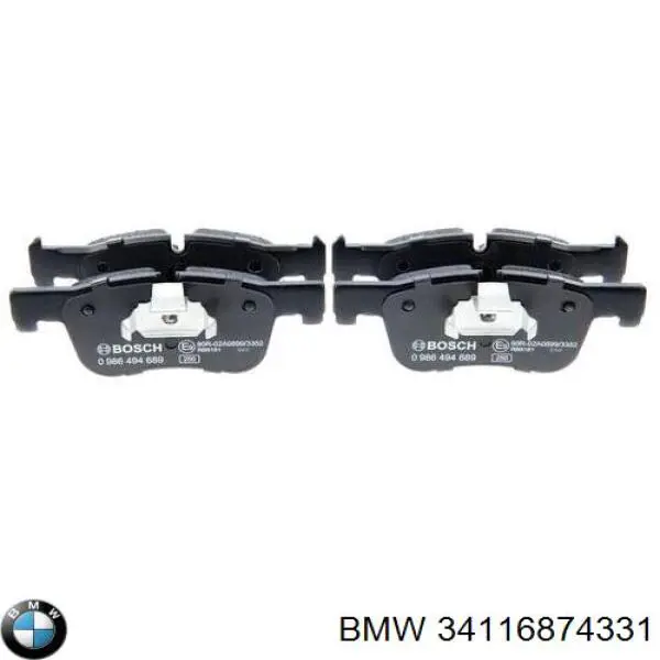 Pastillas freno delanteras BMW 34116874331 precio, desde 39,93 EUR