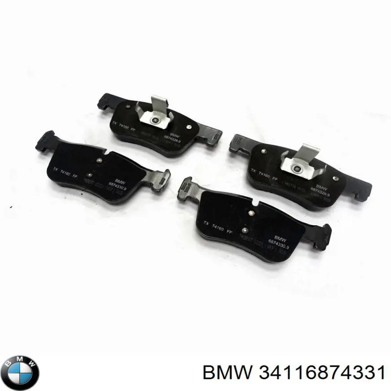 Pastillas de freno 34116874331 BMW