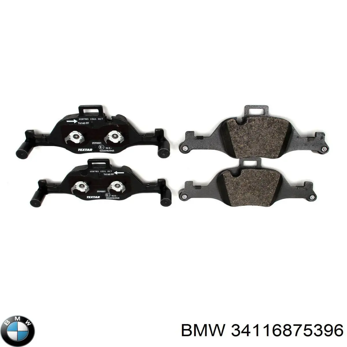 Comprar 34116875396 BMW Pastillas delanteras de freno