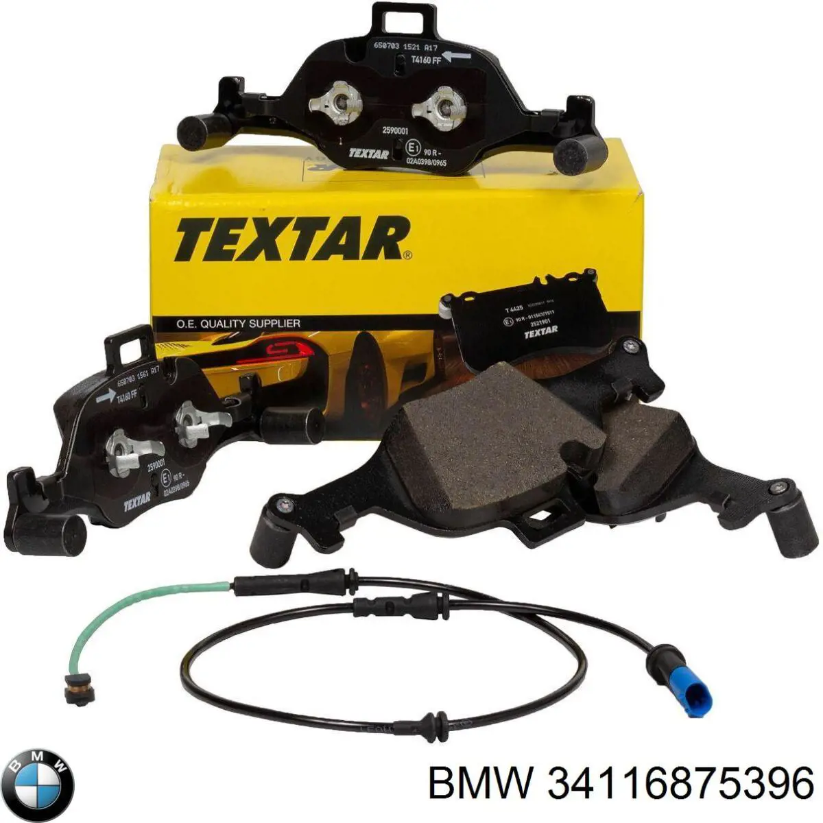 Pastillas de freno delanteras BMW 34116875396