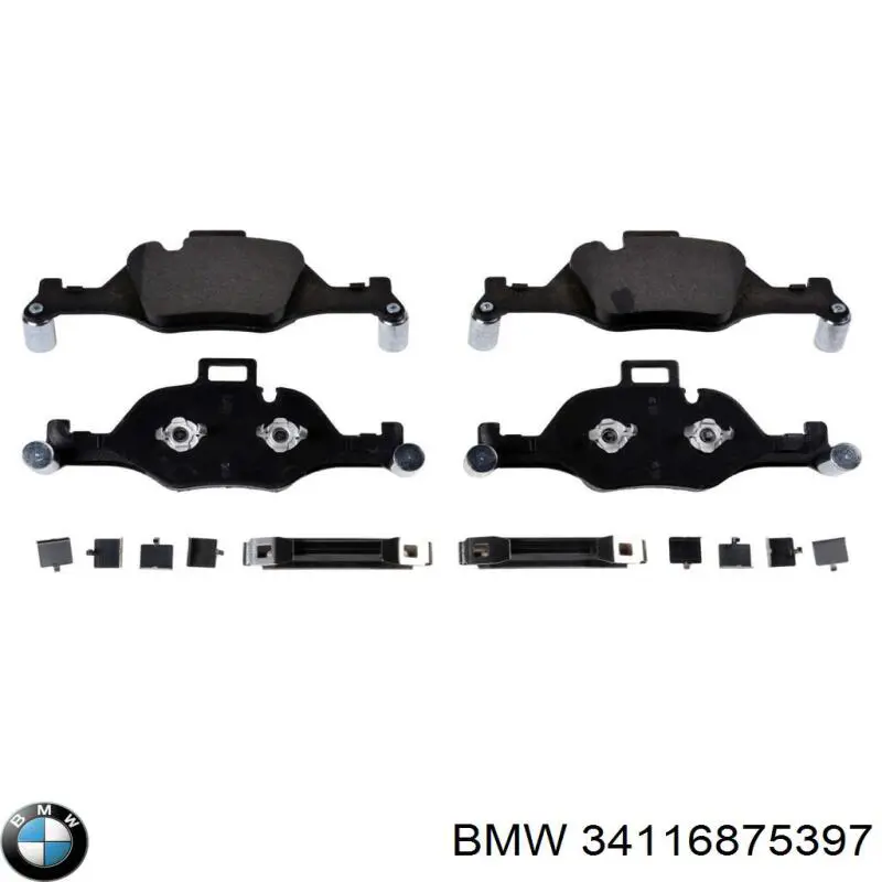 34116875397 BMW pastillas de freno delanteras