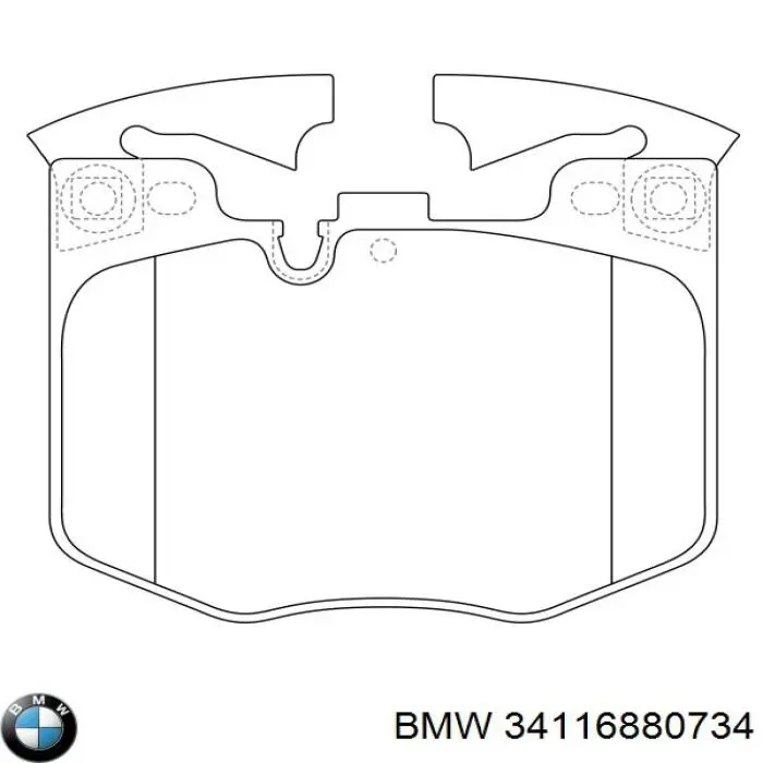 Pastillas de freno delanteras BMW 5 G30, F90