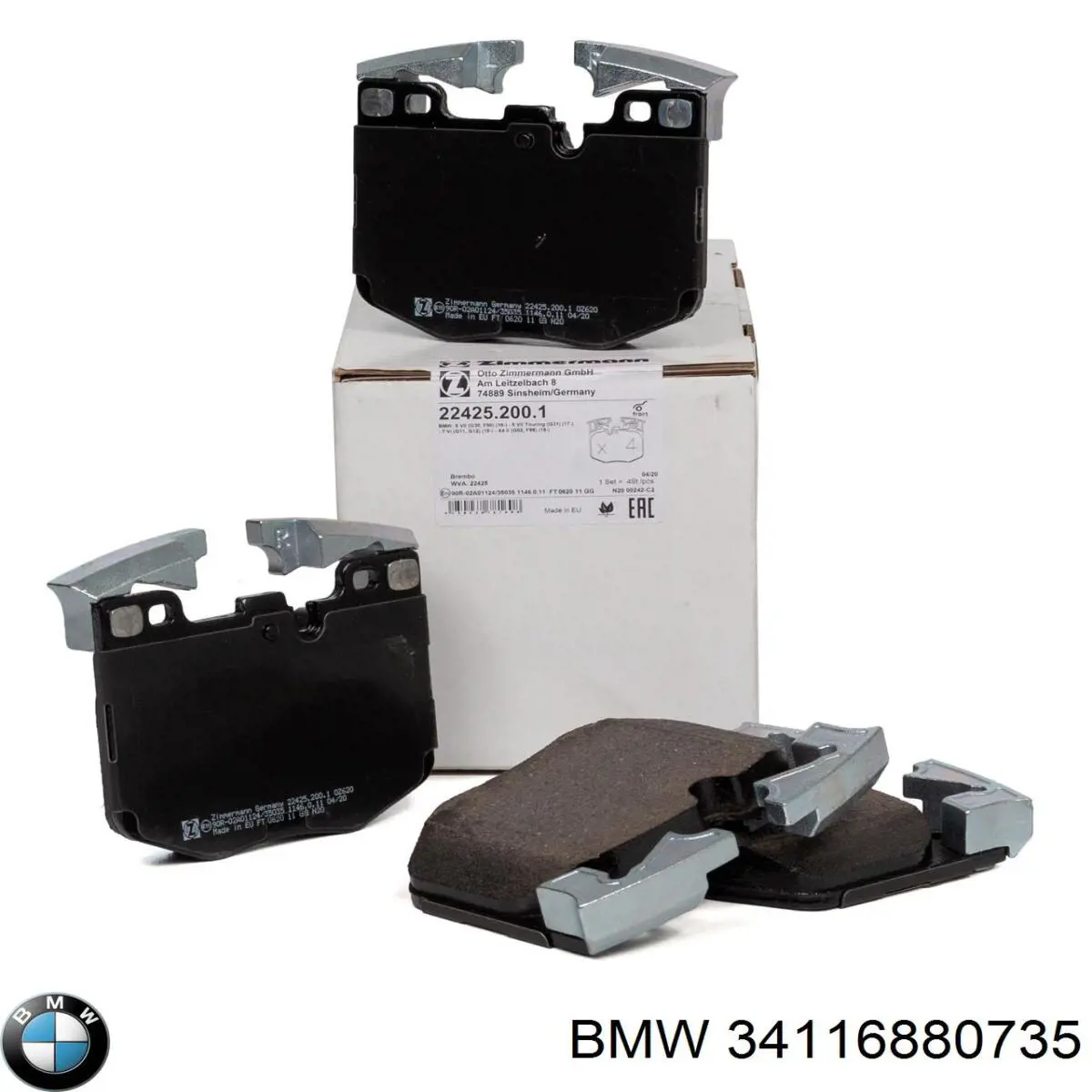Pastillas de freno delanteras BMW 5 G30, F90