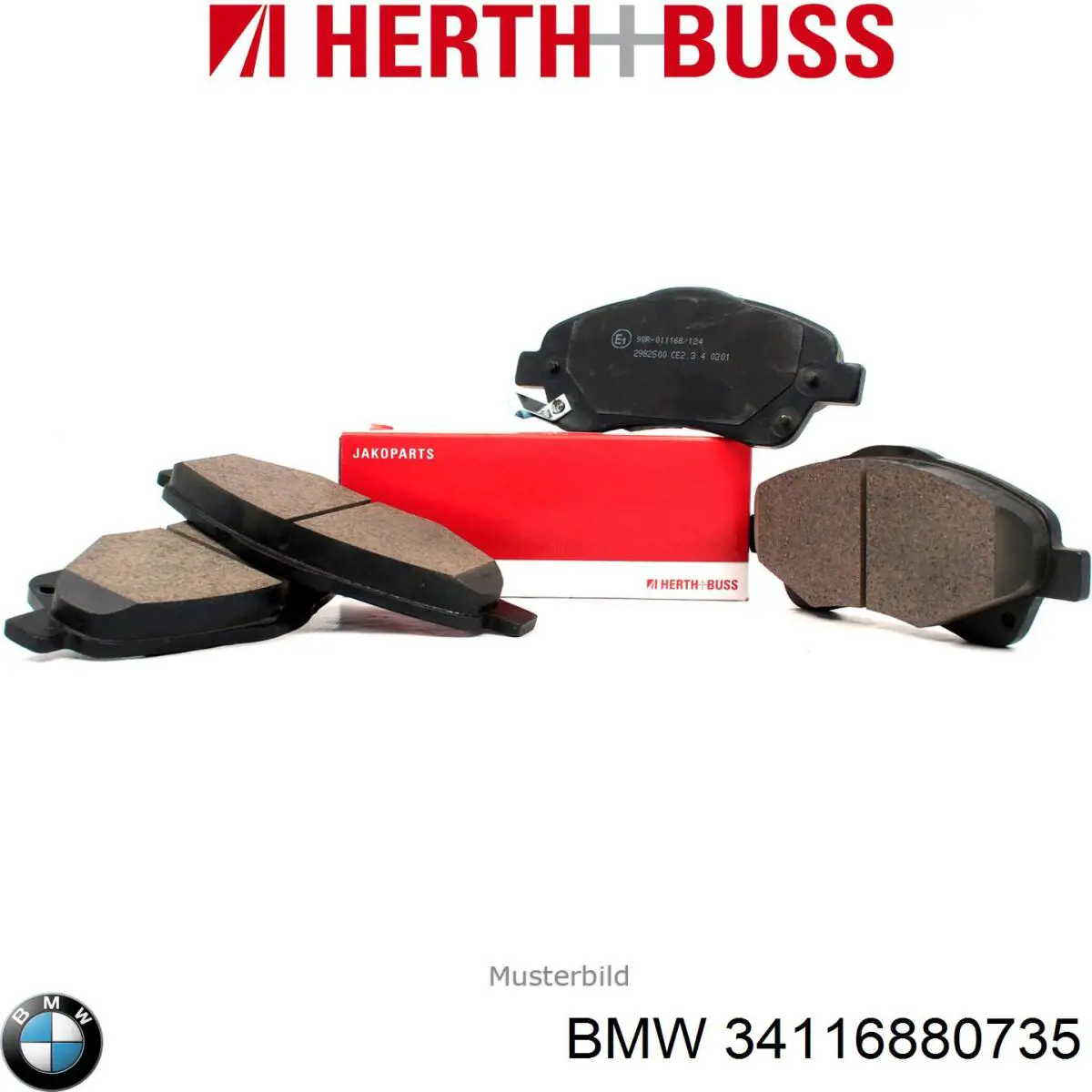 Pastillas de freno delanteras BMW 5 G30, F90