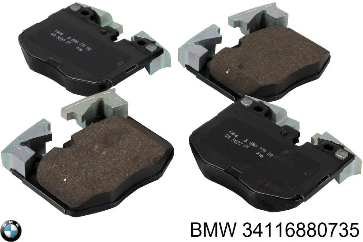 34116880735 BMW pastillas de freno delanteras