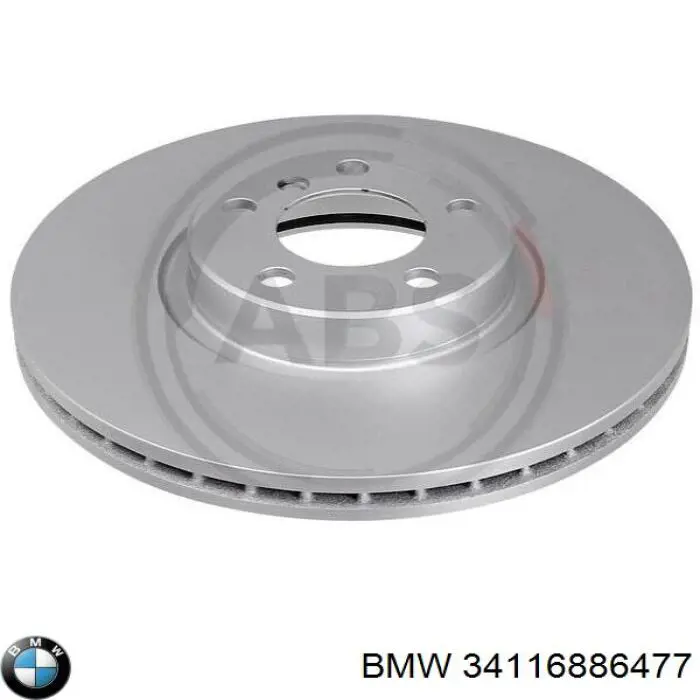 34116886477 BMW freno de disco delantero