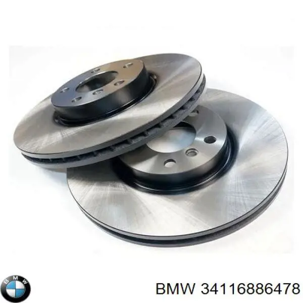 34116886478 BMW freno de disco delantero