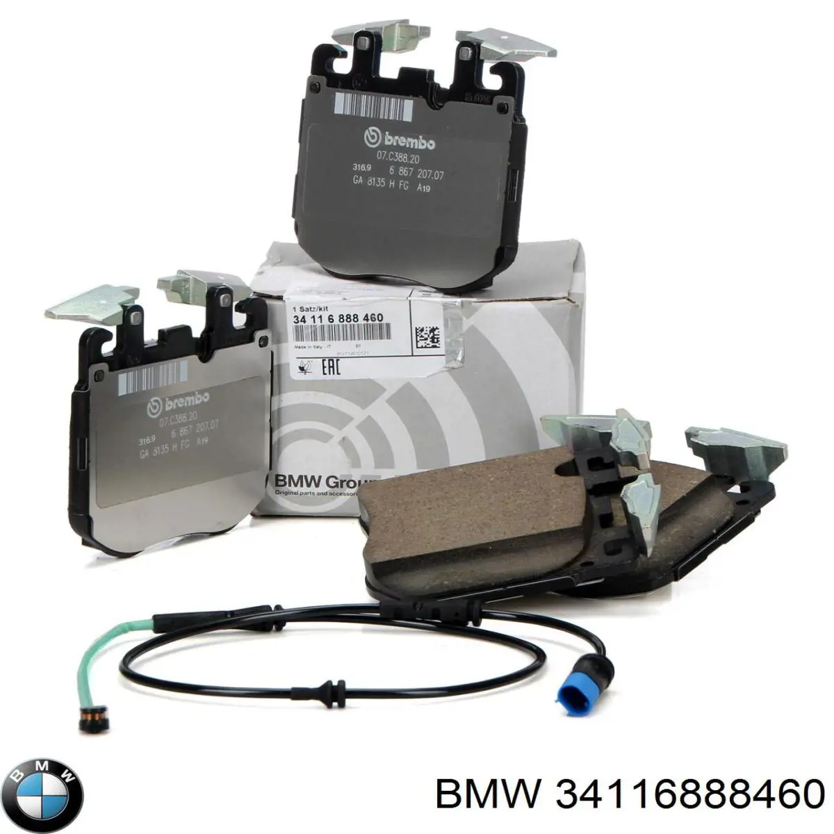 Pastillas de freno 34116888460 BMW