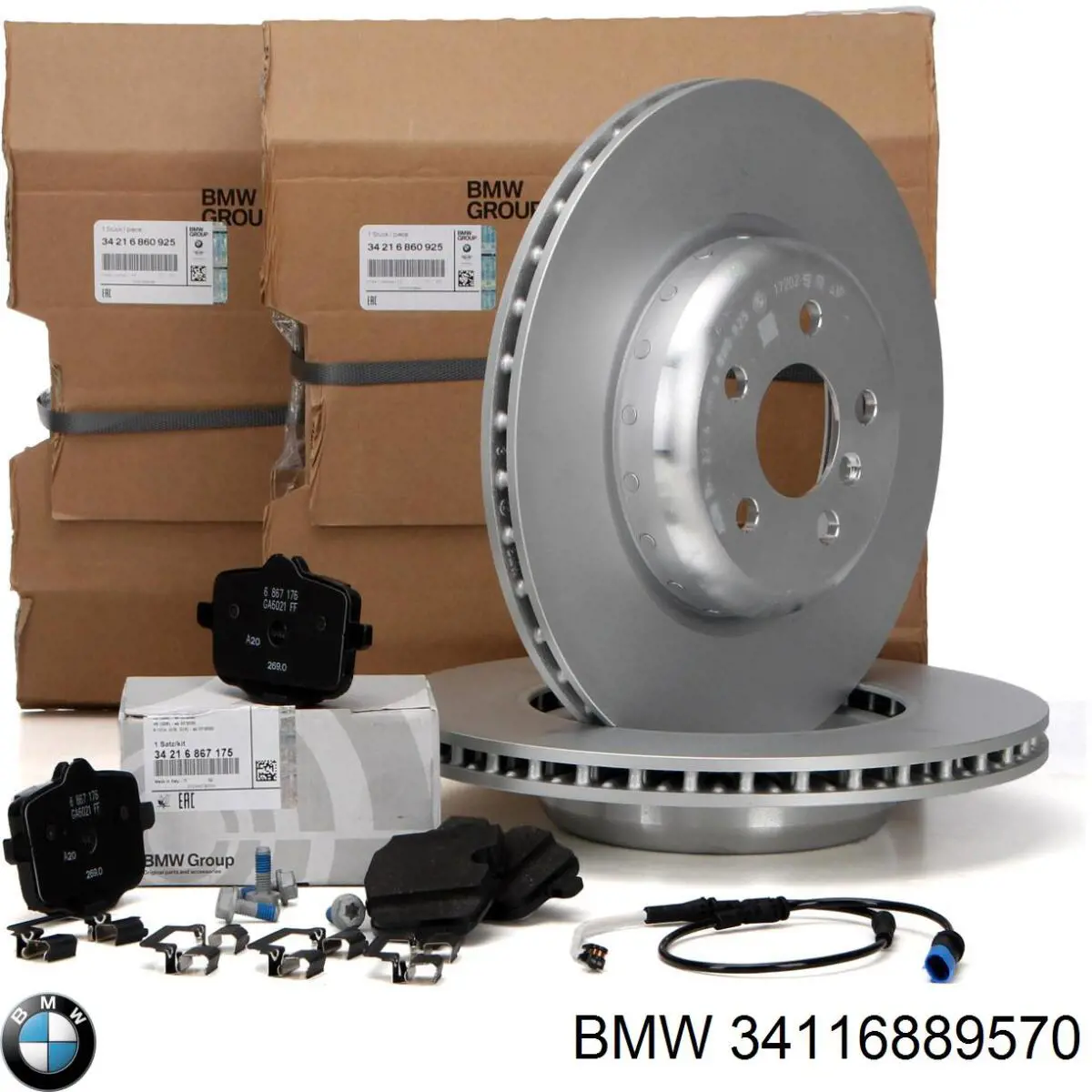 Pastillas de freno delanteras BMW 5 G30, F90