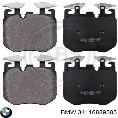 Pastillas freno delanteras BMW 34116889585 precio, desde 87,12 EUR