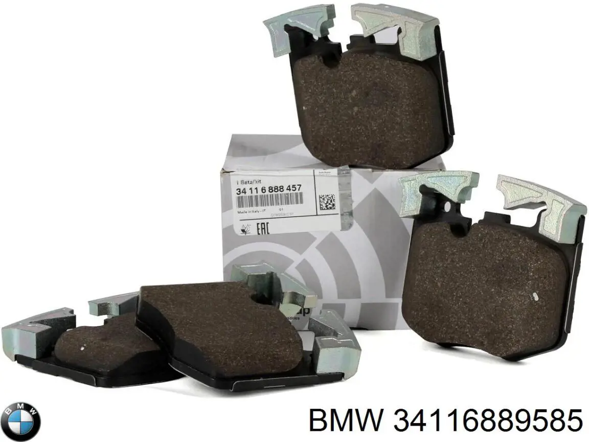 Pastillas de freno delanteras BMW 34116889585