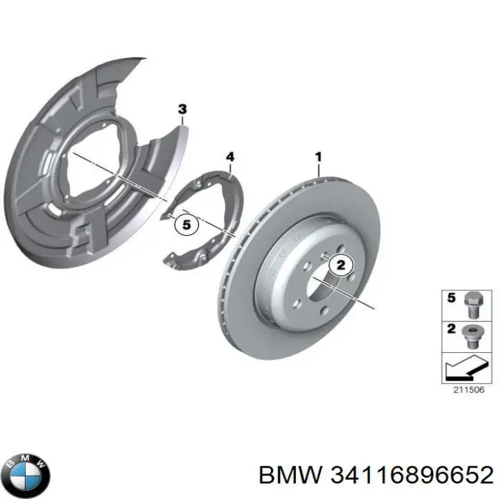 Frenos delanteros BMW 34116896652 precio, desde 83,41 EUR