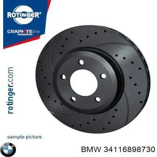 Comprar 34116898730 BMW Freno de disco delantero