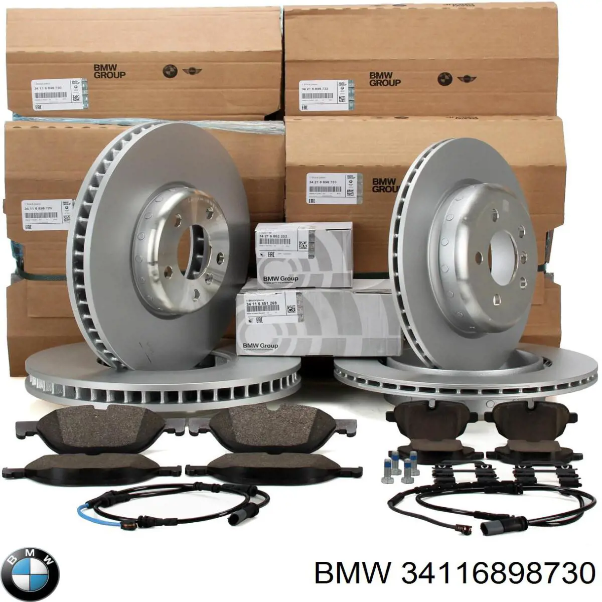 Disco de freno 34116898730 BMW
