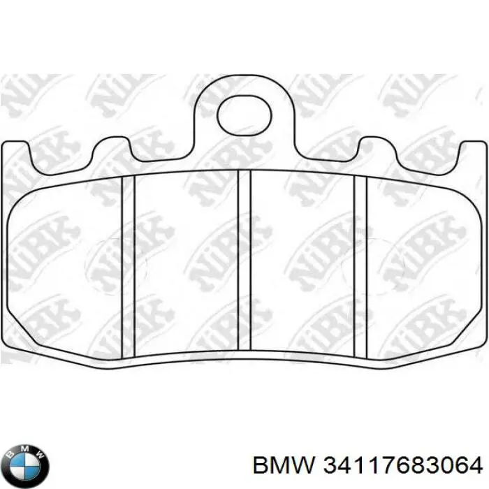 Comprar 34117671780 BMW Pastillas delanteras de freno