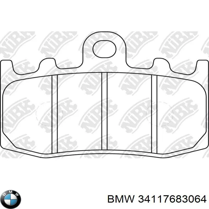 Pastillas de freno 34118534183 BMW