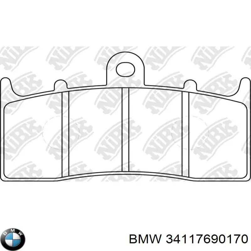 34117690170 BMW pastillas de freno delanteras