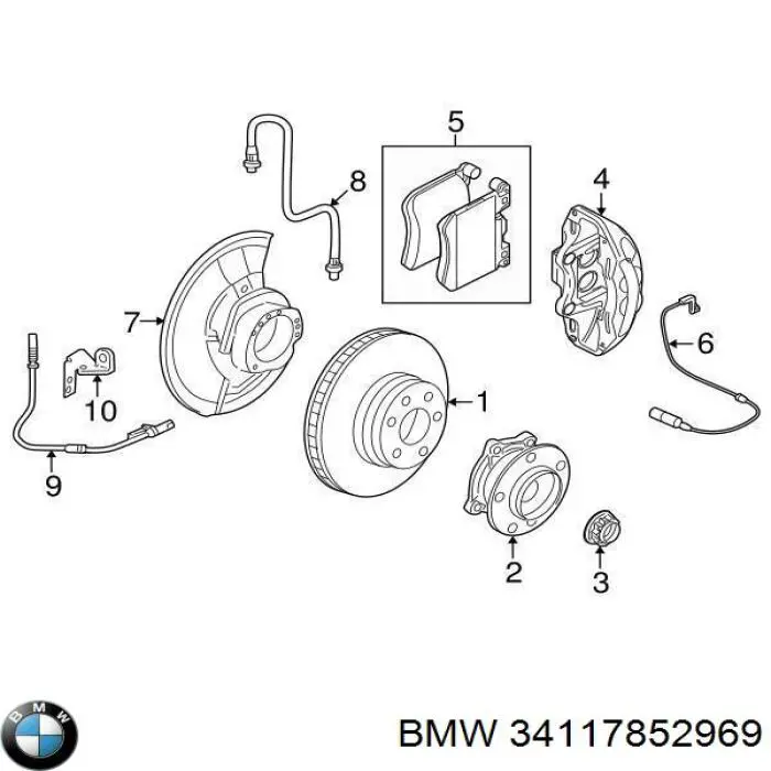 Pastillas freno delanteras BMW 34117852969 precio, desde 91,33 EUR