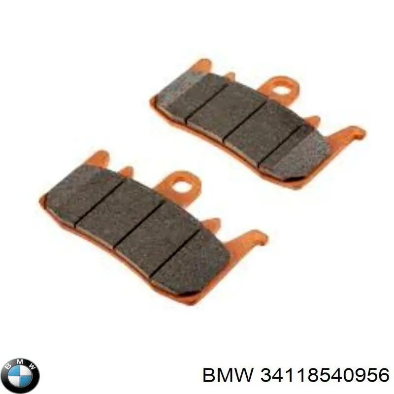 34118540956 BMW pastillas de freno delanteras