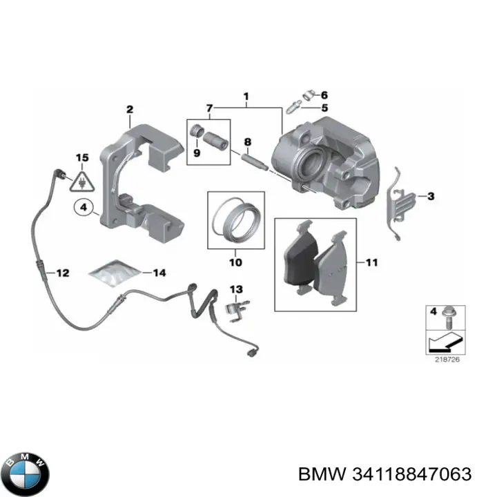 Pastillas freno delanteras BMW 34118847063 precio, desde 42,17 EUR