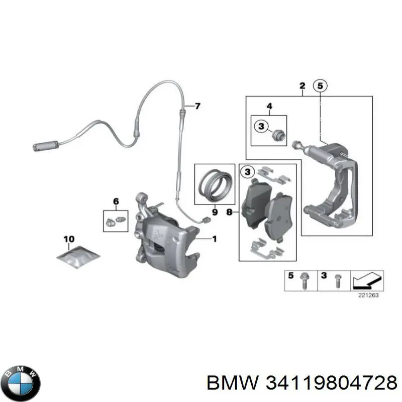 0986135150 Bosch pinza de freno delantera derecha