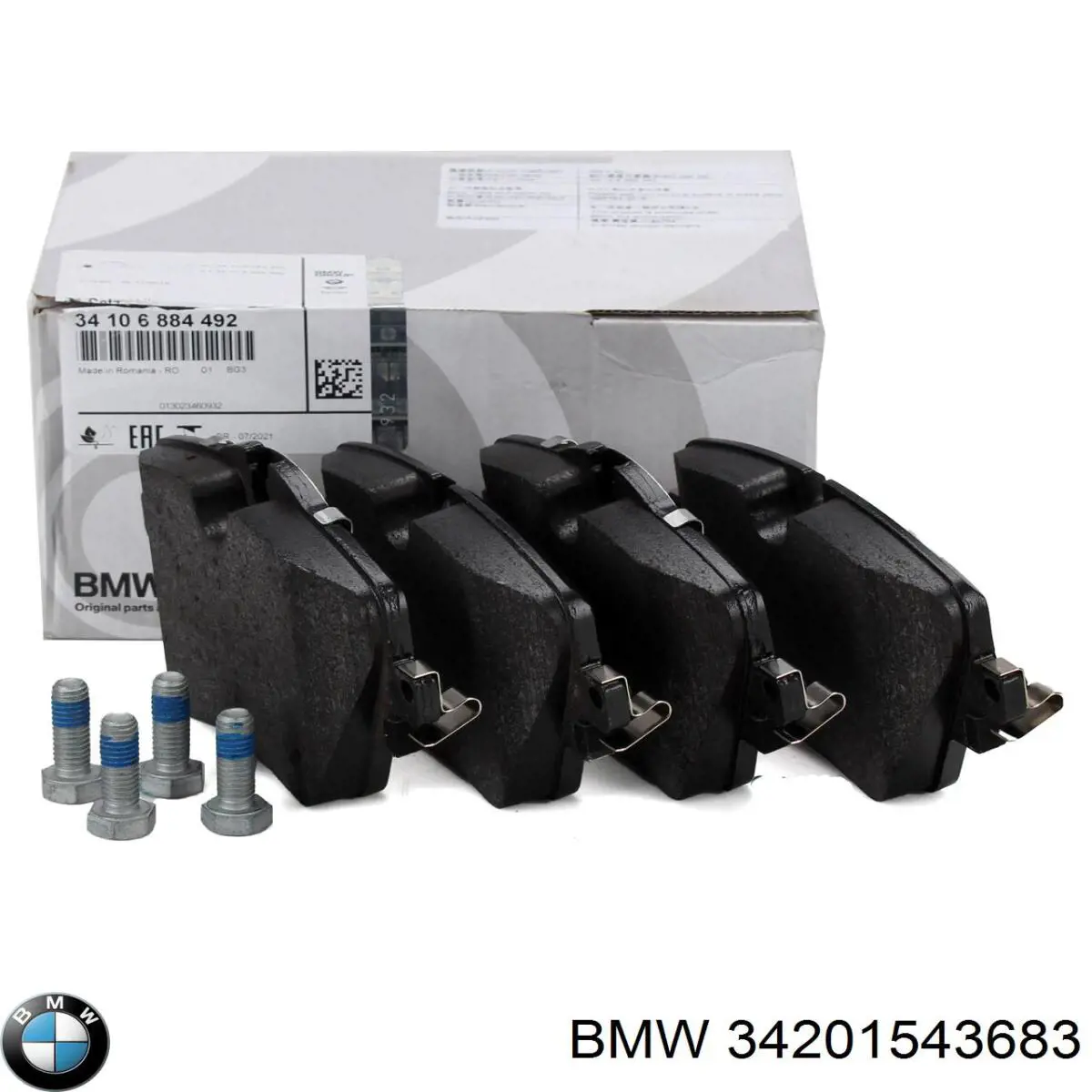 Pastillas de freno traseras 34201543683 BMW