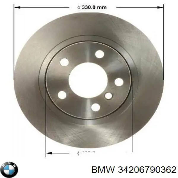 Frenos traseros BMW 34206790362