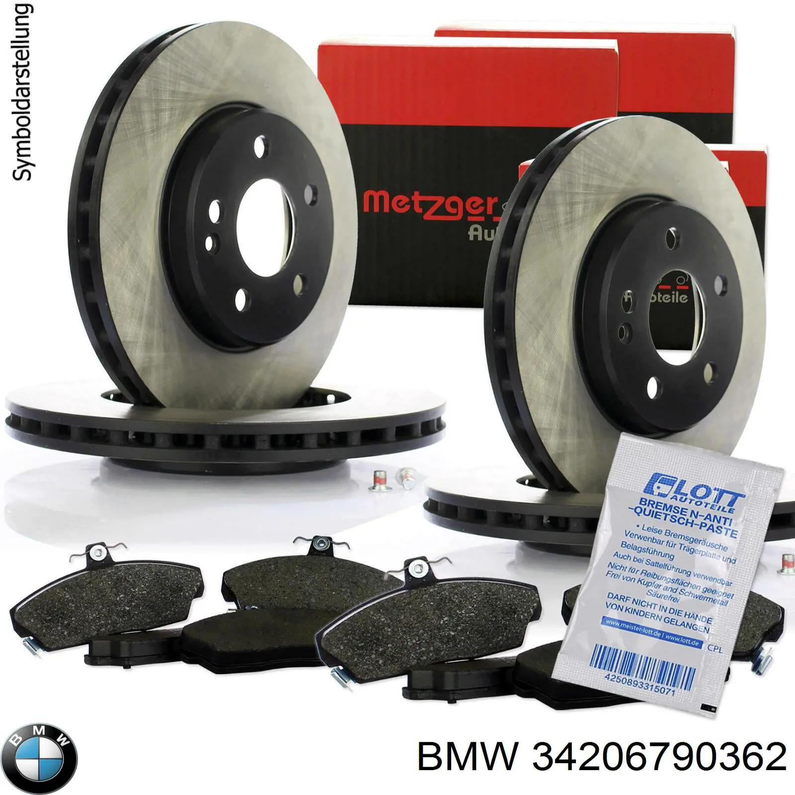 34206790362 BMW Freno de disco trasero