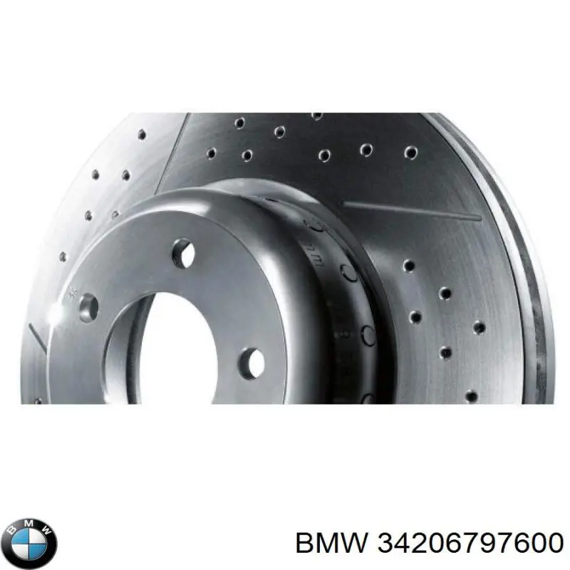 Disco de freno trasero BMW 34206797600