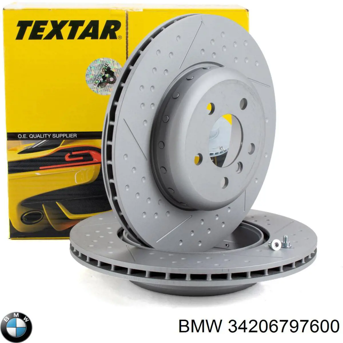 Disco de freno trasero 34206797600 BMW