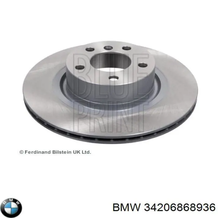 Disco de freno trasero BMW 34206868936 precio, desde 54,50 EUR