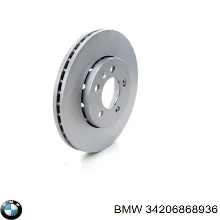 Disco de freno trasero 34206868936 BMW