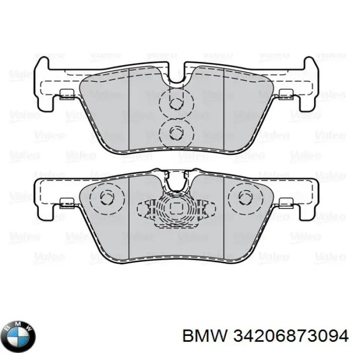 Comprar 34206873094 BMW Pastillas de freno traseras